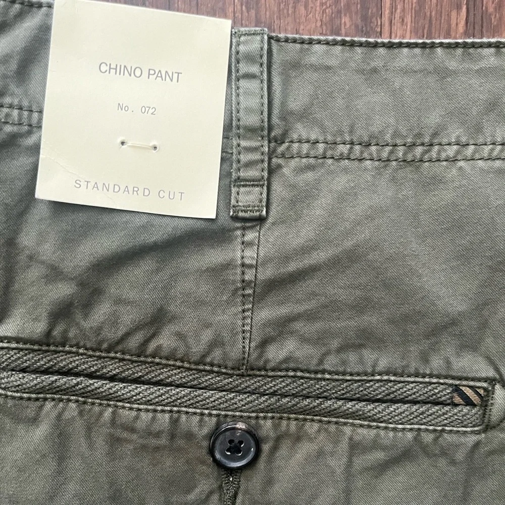 Billy Reid chino pant Men's Olive Green Pants Sz40 - Picture 2 of 9